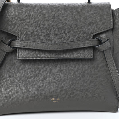 Celine Grained Calfskin Micro Belt Bag Grey 7 of 9