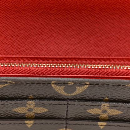 Louis Vuitton Monogram Groom Sarah Wallet Red 9 of 10