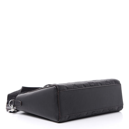 MCM Calfskin Ottomar Essential Crossbody Bag Black 4 of 10