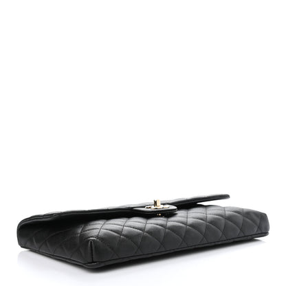 Chanel Caviar Quilted Flap Clutch Black 3 of 6