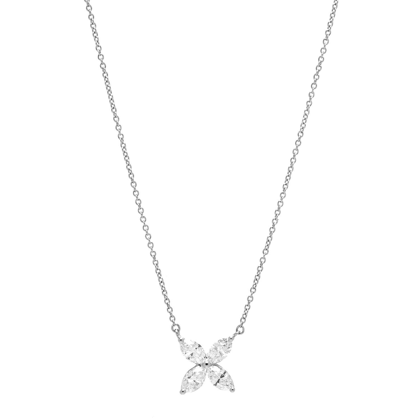 Platinum Diamond Large Victoria Necklace