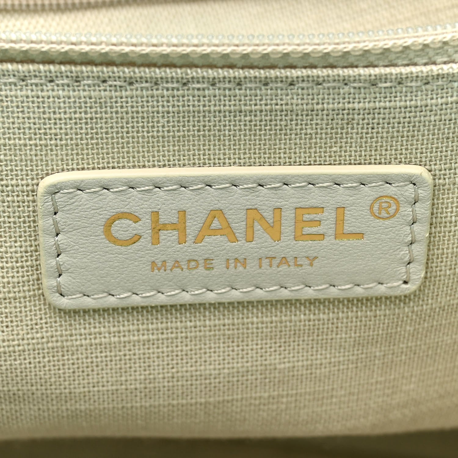 Chanel Mixed Fibers Small Deauville Tote Turquoise 7 of 12