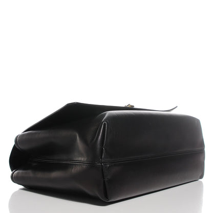 Lanvin Hammered Calfskin Large Happy Edgy Shoulder Bag Black 12 of 16
