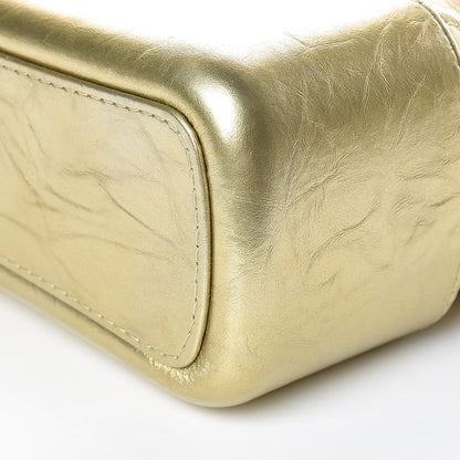 Chanel Metallic Aged Calfskin Quilted Medium Gabrielle Gold 10 of 10