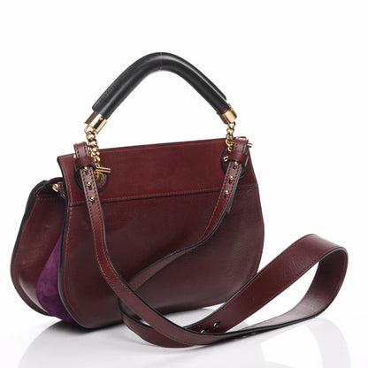 Chloe Suede Calfskin Small Goldie Crossbody Bag Dark Velvet 4 of 9