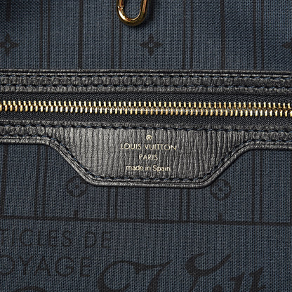 Louis Vuitton Monogram Idylle Neverfull MM Encre 6 of 11