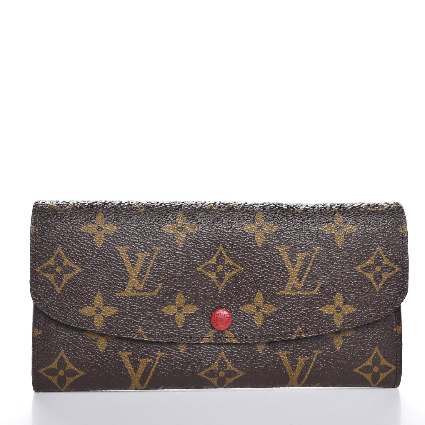 Monogram Emilie Wallet Red