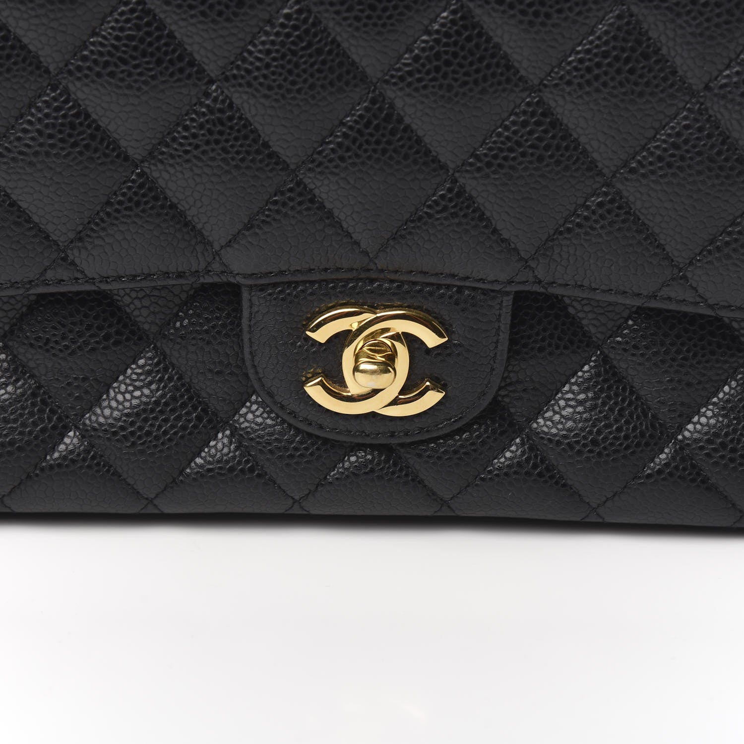 Chanel Caviar Quilted Medium Double Flap Black 14 of 14