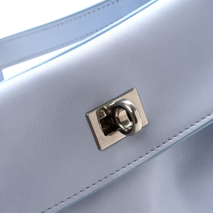 Balenciaga Natural Smooth Calfskin Small Rodeo Top Handle Handbag Cloudy Blue 14 of 14