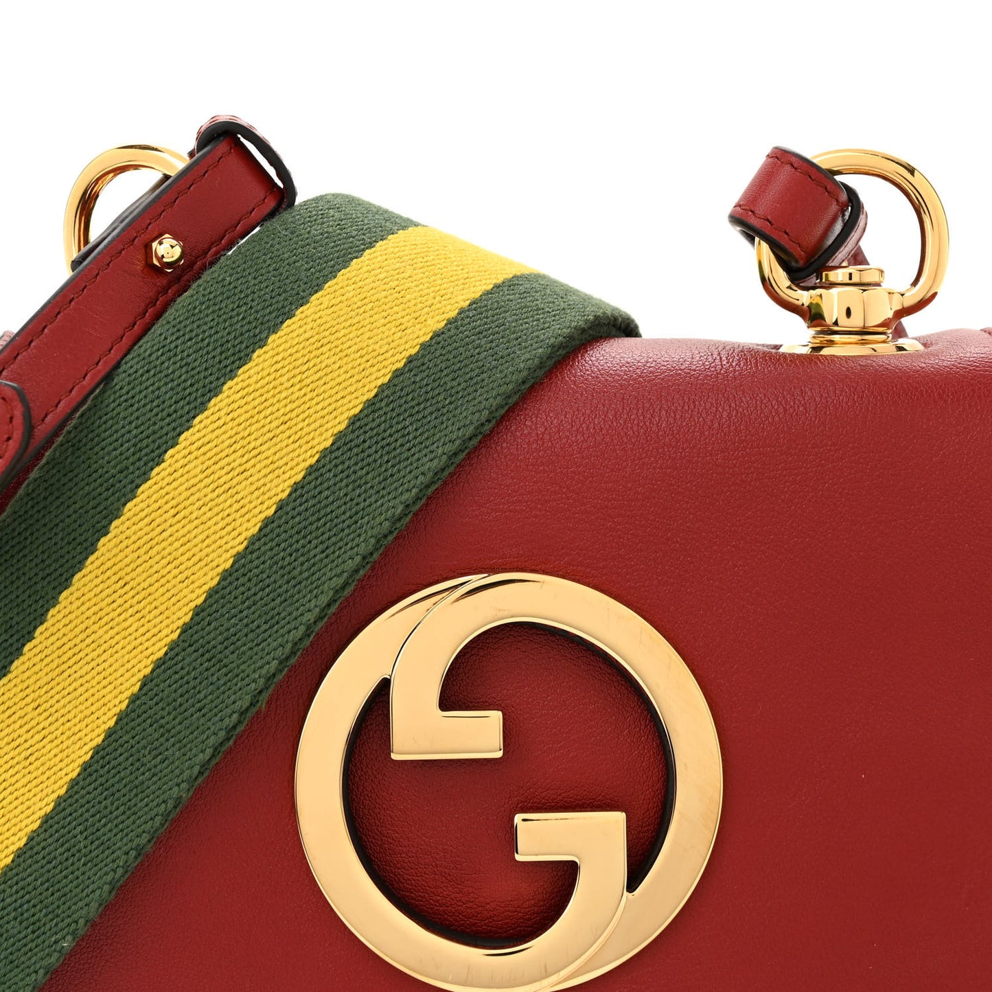 Roxy Calfskin Web Mini Blondie Shoulder Bag Blondie Red