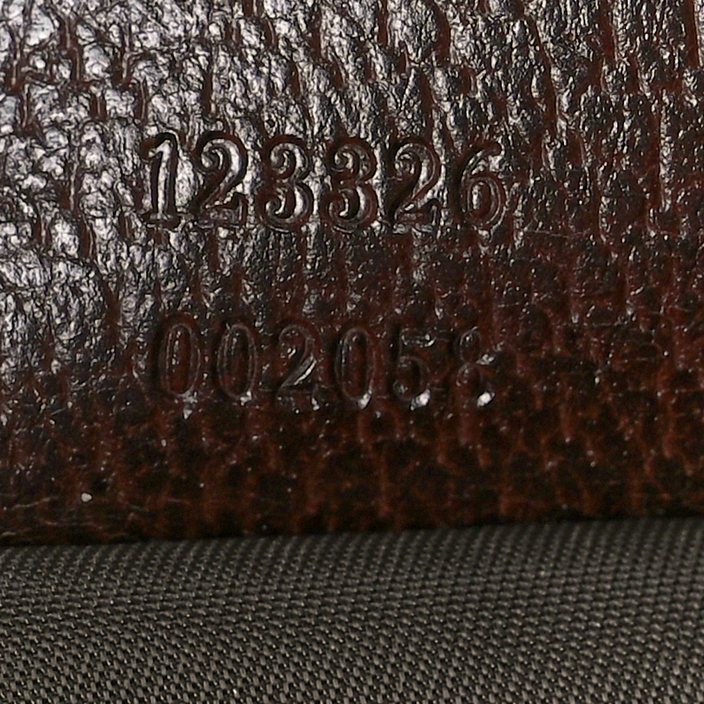 Monogram Natural Pigskin Large Diaper Bag Beige Ebony Cocoa Dark Chocolate