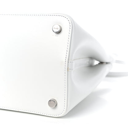 Alaia Calfskin Laser Cut Mina 25 Bag White 9 of 10