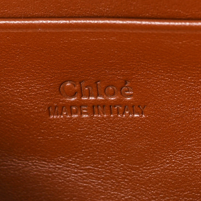 Chloe Suede Calfskin Mini Faye Shoulder Bag Tobacco 5 of 10