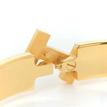 Hermes Matte Enamel Narrow Clic Clac HH Bracelet GM Etain 6 of 7