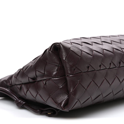 Bottega Veneta Nappa Intrecciato Dustbag Notte Shoulder Bag Dark Barolo Brass 10 of 11