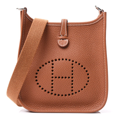 Hermes Taurillon Clemence Evelyne TPM Gold 1 of 10