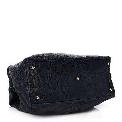 Saint Laurent Pebbled Lambskin Medium Easy Sac Black 4 of 17