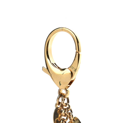 Louis Vuitton Fleur De Monogram Bag Charm Dore 6 of 6