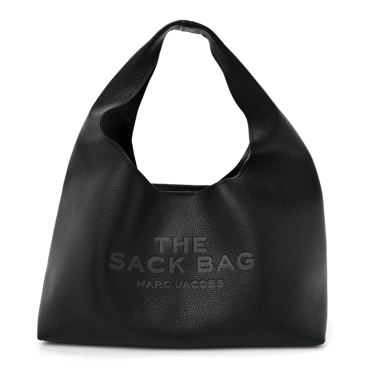 Grained Calfskin Medium The Sack Bag Black