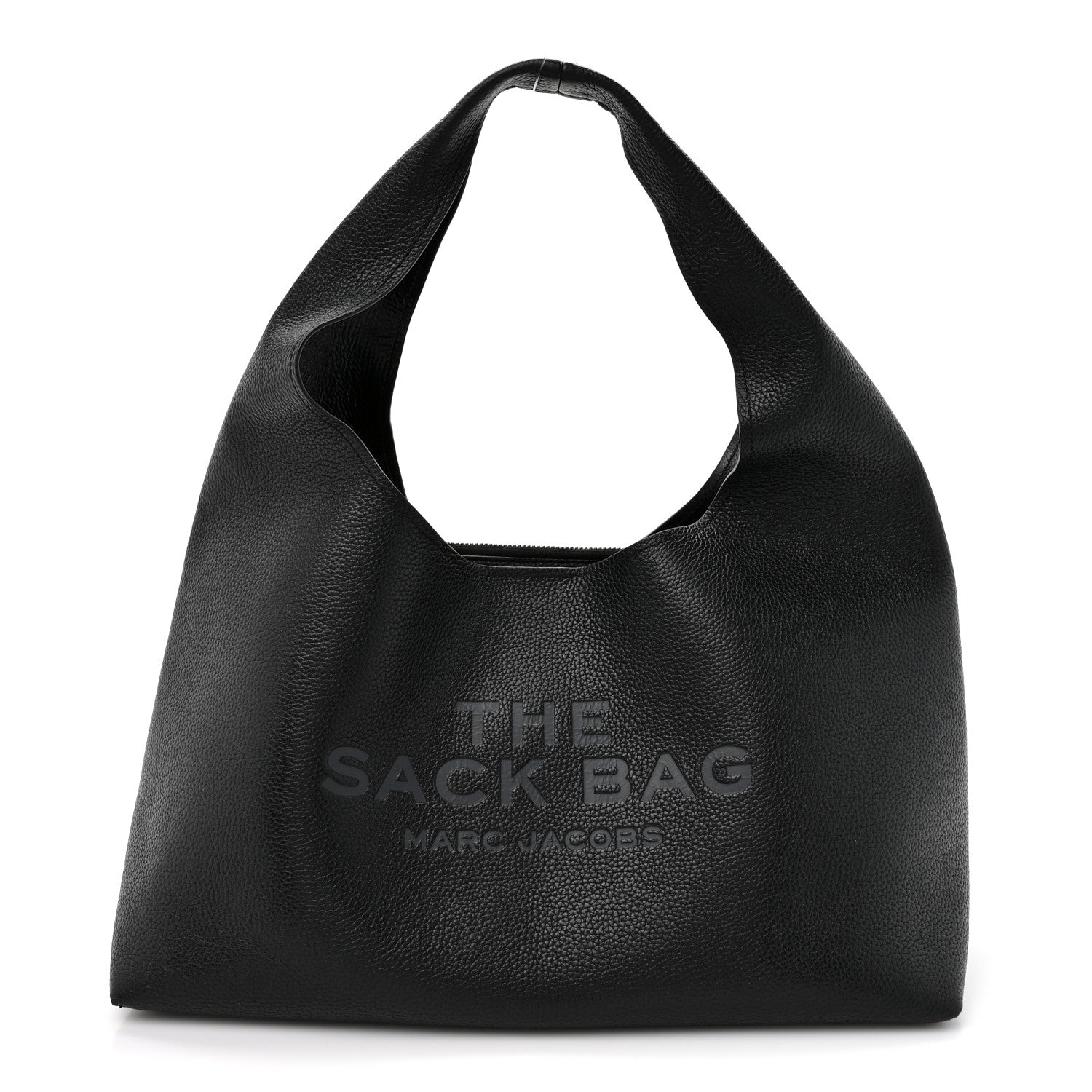 Marc Jacobs Grained Calfskin Medium The Sack Bag Black 1 of 13
