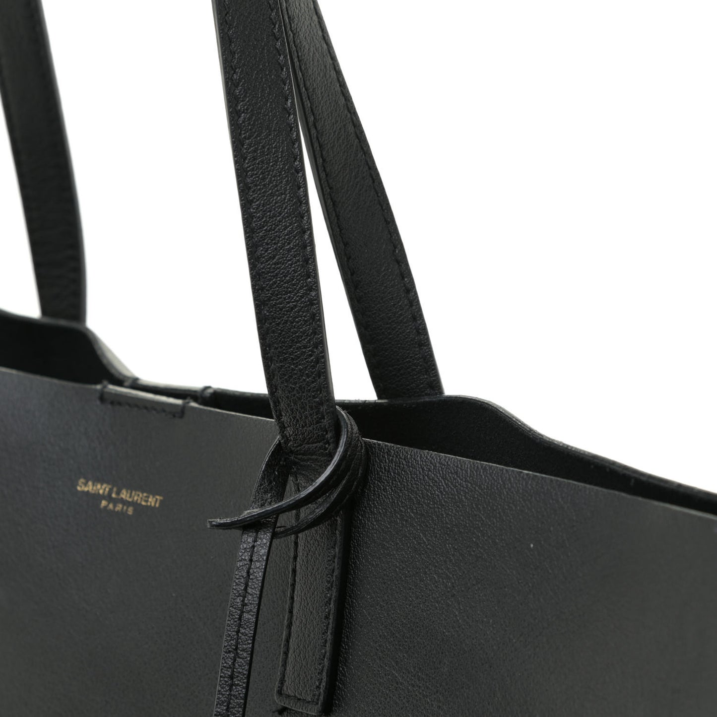 Calfskin Large Shopping Tote Black
