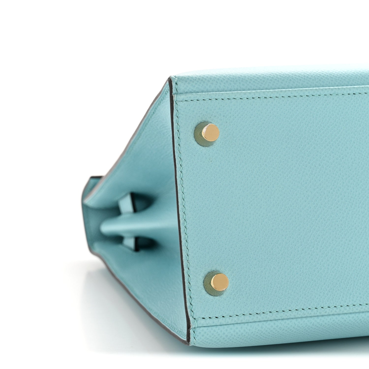 Hermes Epsom Kelly Sellier 28 Bleu Atoll 9 of 12