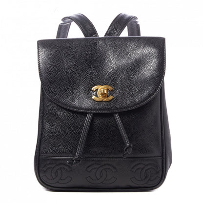 Chanel Caviar CC Backpack Black 1 of 9