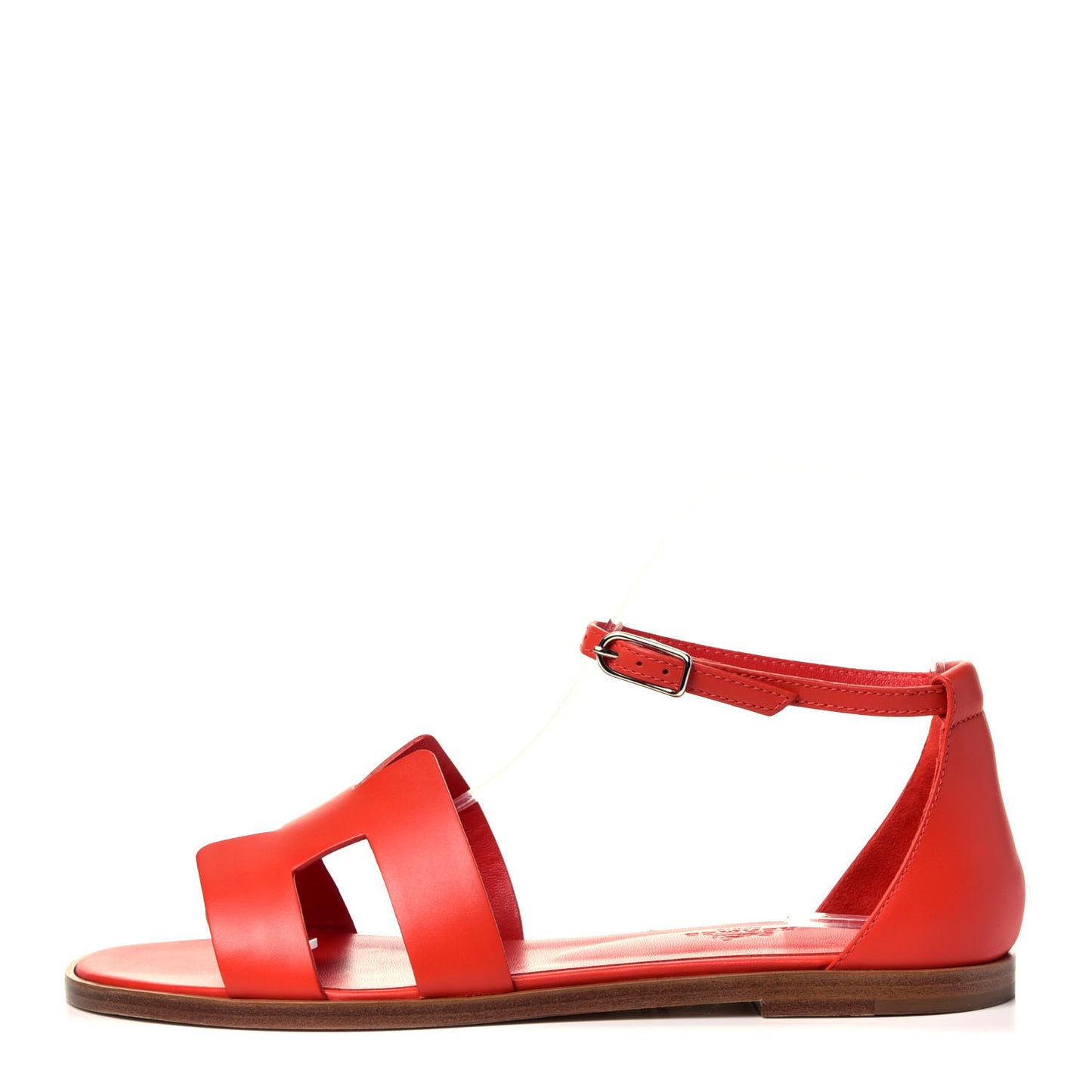 Calfskin Santorini Sandals 37 Pavot