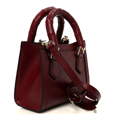 Gucci Sweetbread Calfskin Mini Diana Tote Bag Rosso Ancora 3 of 10