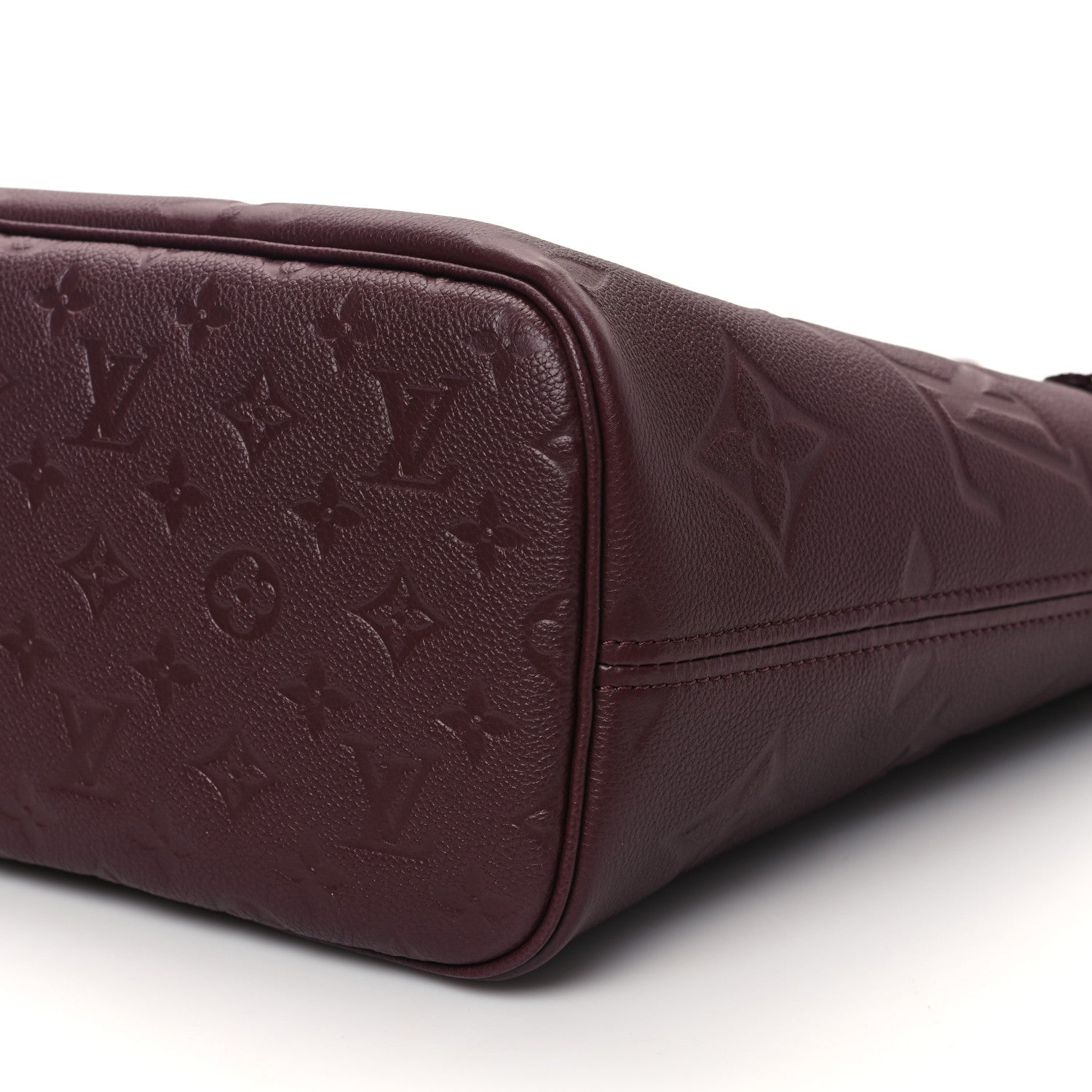 Louis Vuitton Empreinte Monogram Giant Neverfull MM Wine 10 of 10