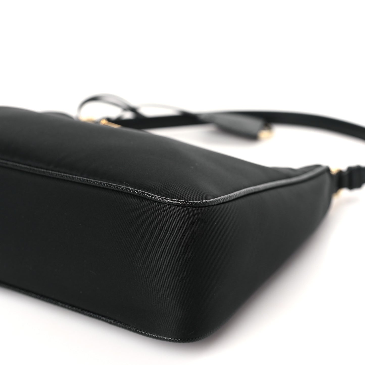 Tessuto Nylon Saffiano Mini Re-Edition 2005 Bag Black