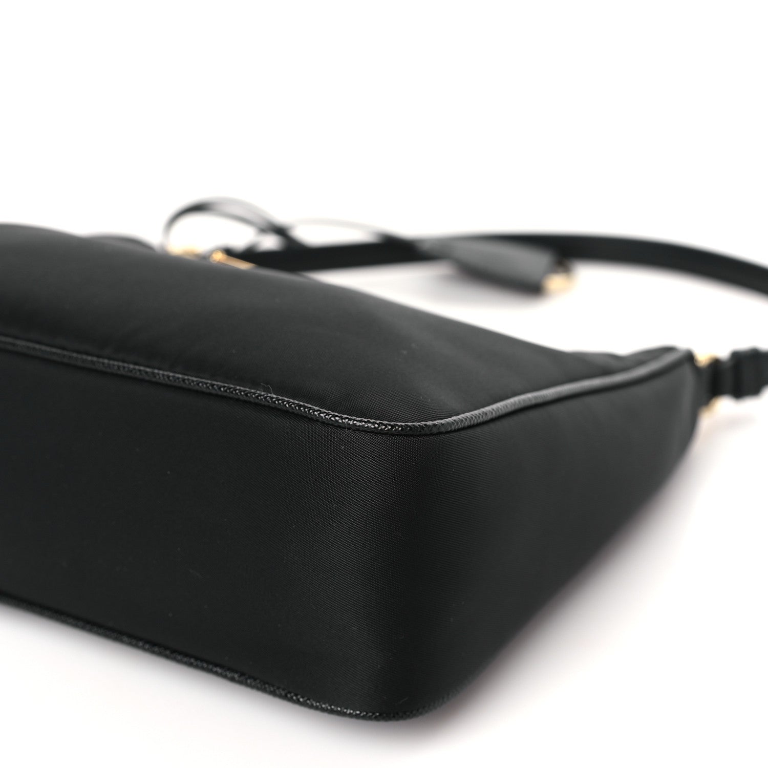 Prada Tessuto Nylon Saffiano Mini Re-Edition 2005 Bag Black 8 of 8