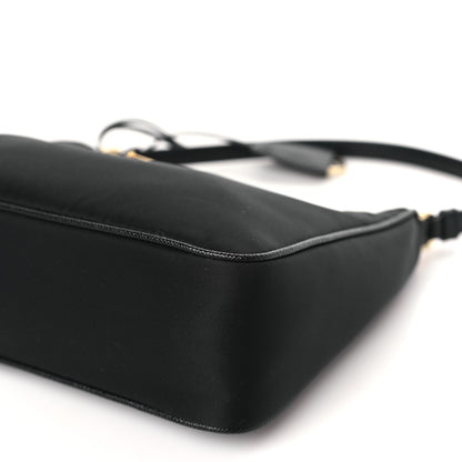 Prada Tessuto Nylon Saffiano Mini Re-Edition 2005 Bag Black 8 of 8