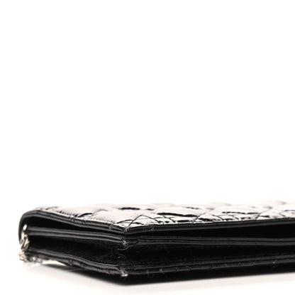Christian Dior Patent Cannage Lady Dior Convertible Clutch Black 7 of 8