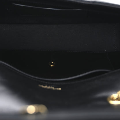 Saint Laurent Lambskin Chevron Quilted Small Loulou Bag Black 6 of 11