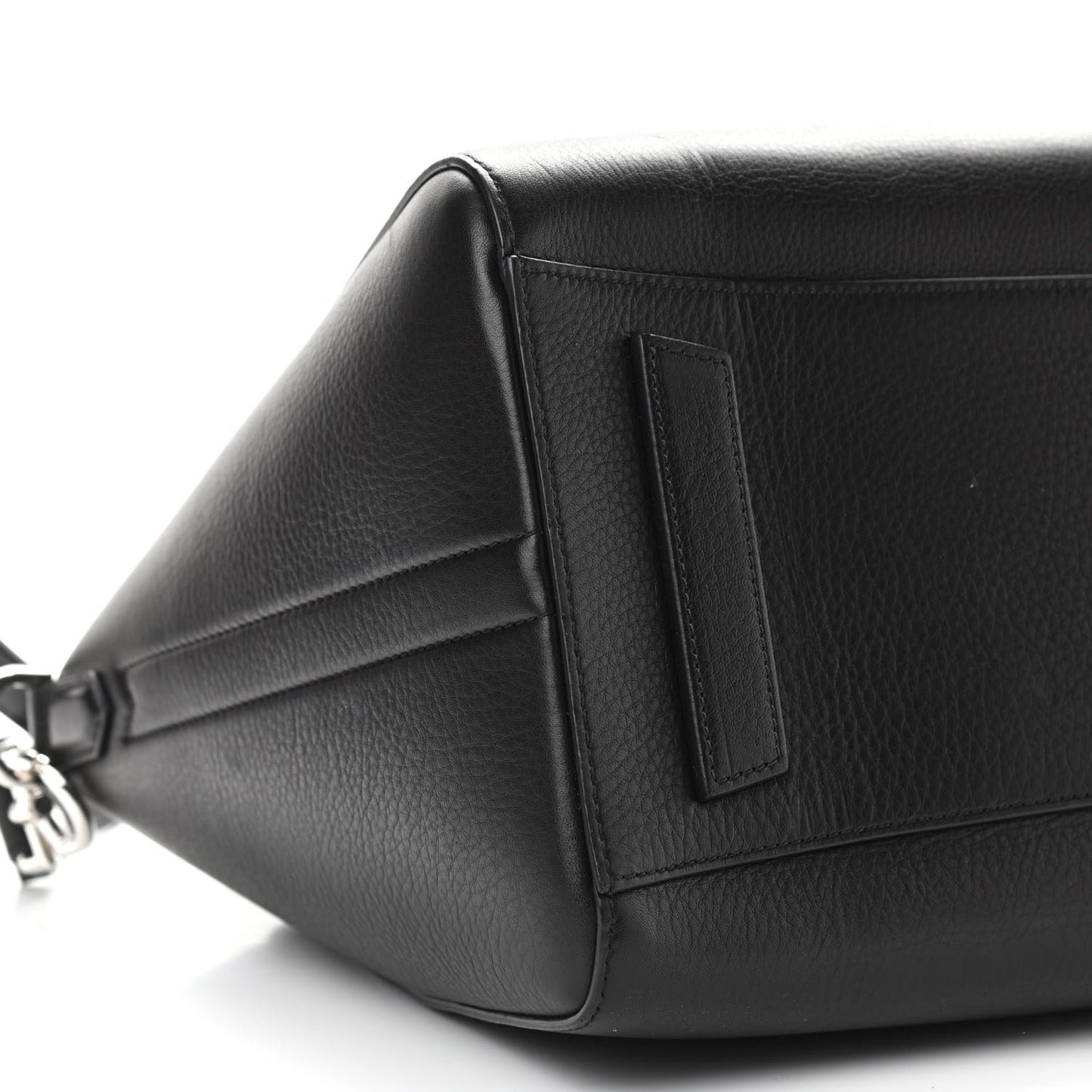 Sugar Goatskin Kenya Metal Medium Antigona Black
