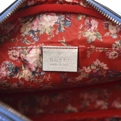 Gucci Laminated Nappa Trapuntata Small Zumi Shoulder Bag Rosso Marine Argento 6 of 10