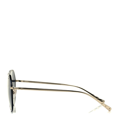 Chanel Metal Polarized Round Sunglasses 4251-J Gold Black 3 of 8