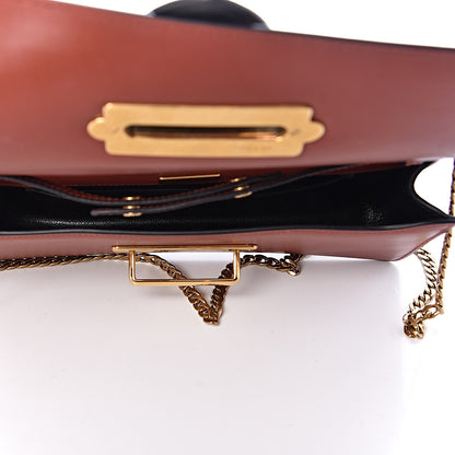 Prada City Calf Saffiano Cahier Pochette Cotto Black 5 of 9