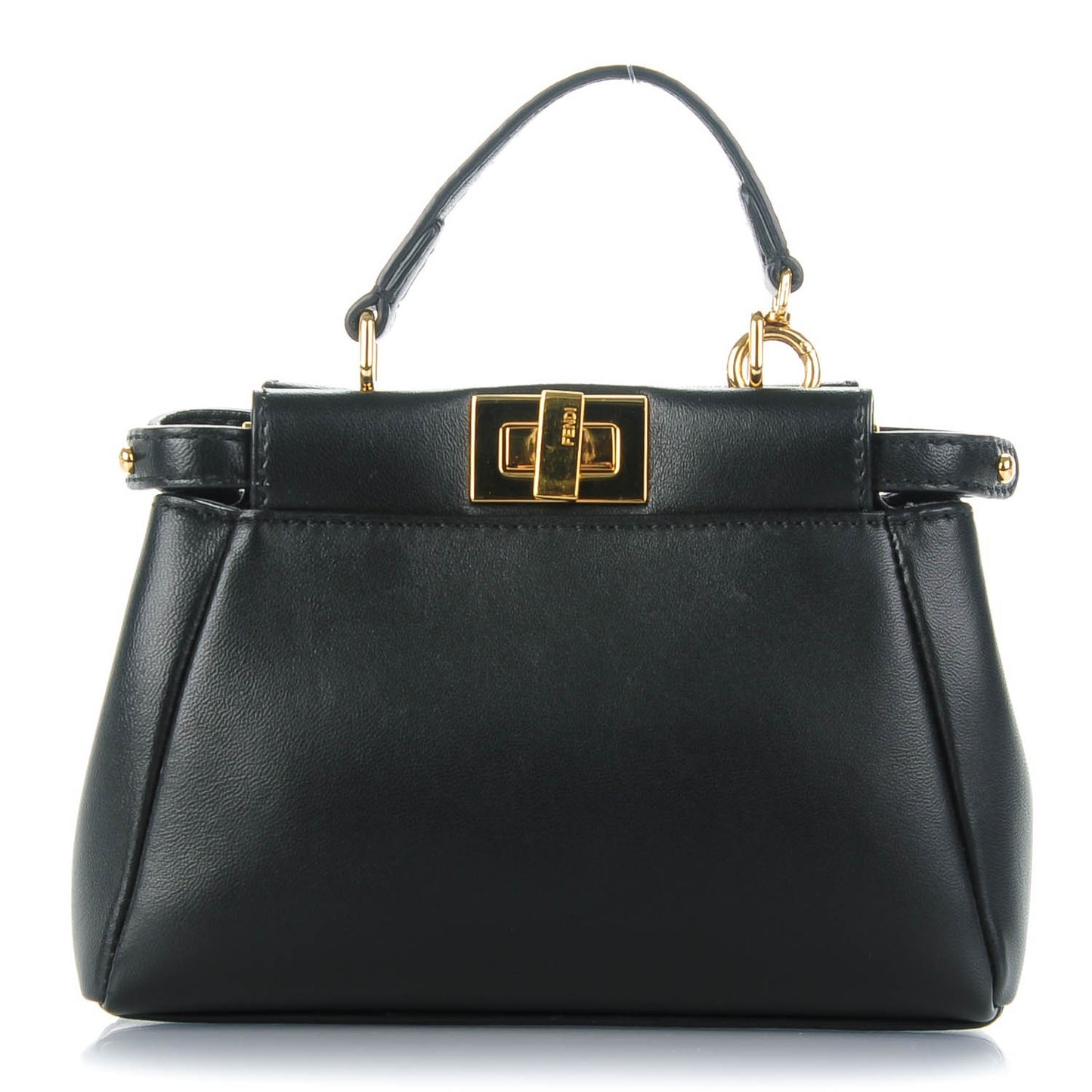 Nappa Micro Peekaboo Iconic Satchel Black