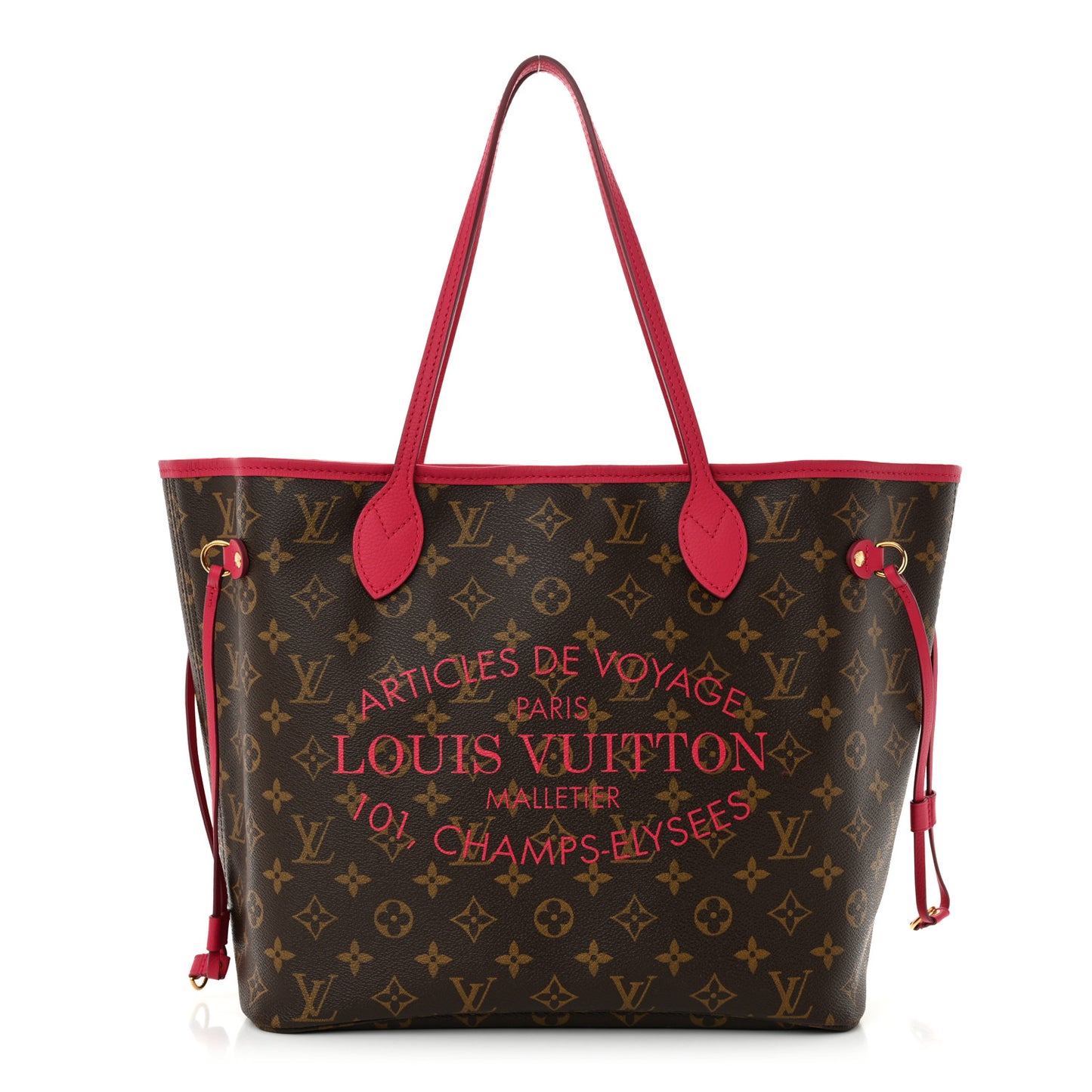 Monogram Articles de Voyage Ikat Neverfull MM Rose Indien