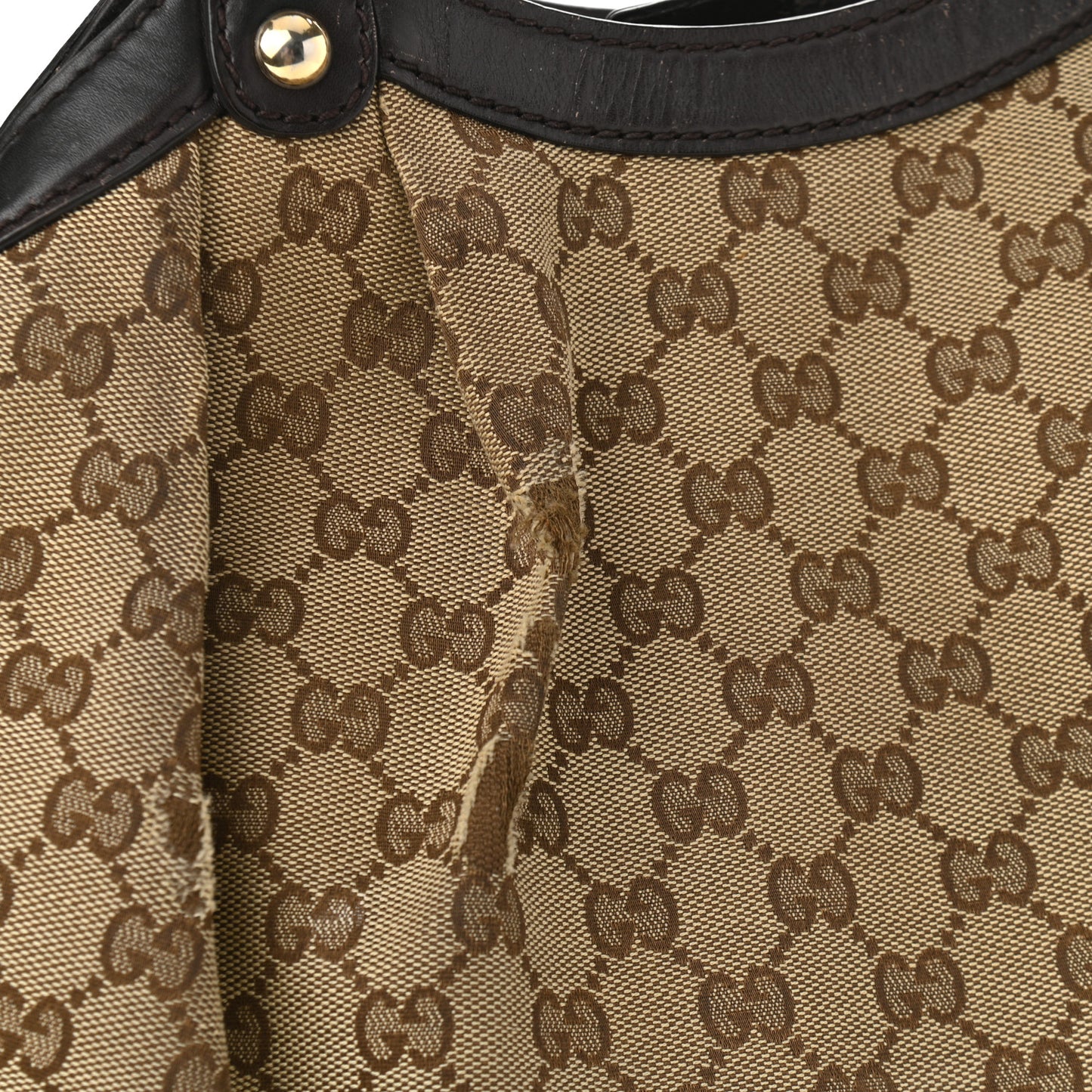 Monogram Medium Sukey Tote Dark Brown