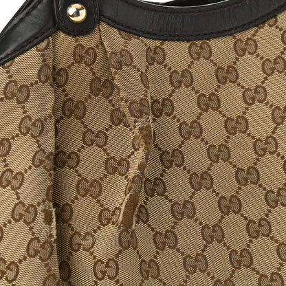 Gucci Monogram Medium Sukey Tote Dark Brown 14 of 15