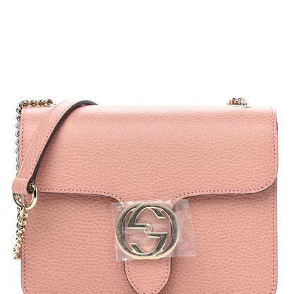 Gucci Dollar Calfskin Small Interlocking G Shoulder Bag Soft Pink 11 of 11