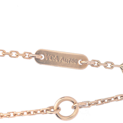 Van Cleef & Arpels 18K Yellow Gold Mother of Pearl Sweet Alhambra Butterfly Bracelet 4 of 6