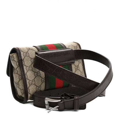 Gucci GG Monogram Plus Web Belt Bag Dark Brown 3 of 13