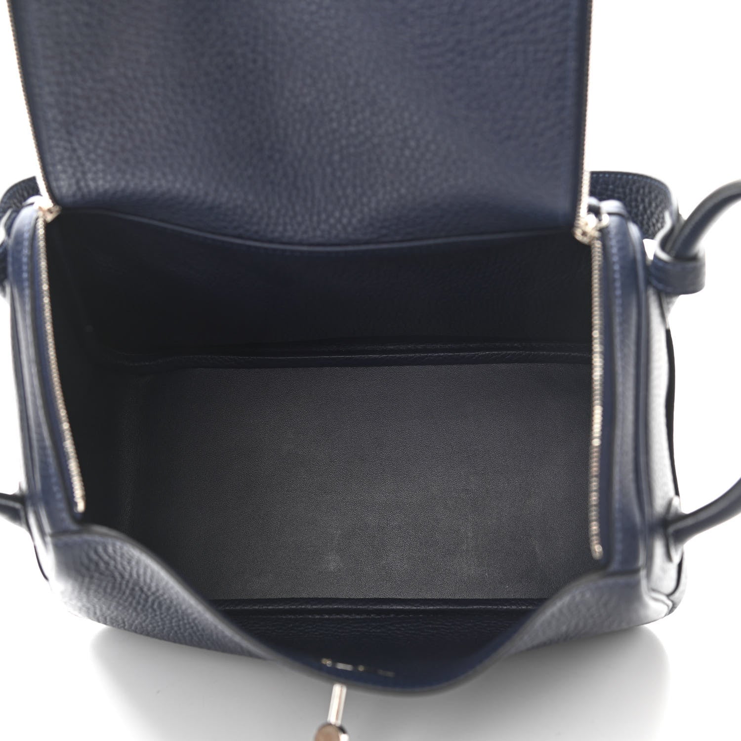 Hermes Taurillon Clemence Lindy 26 Bleu Nuit 5 of 10