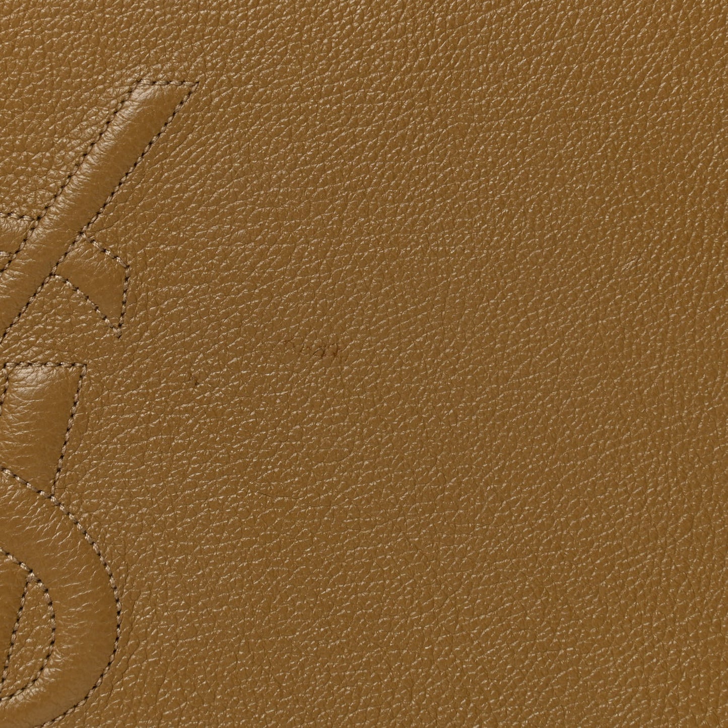 Calfskin Monogram Large Belle De Jour Clutch Beige
