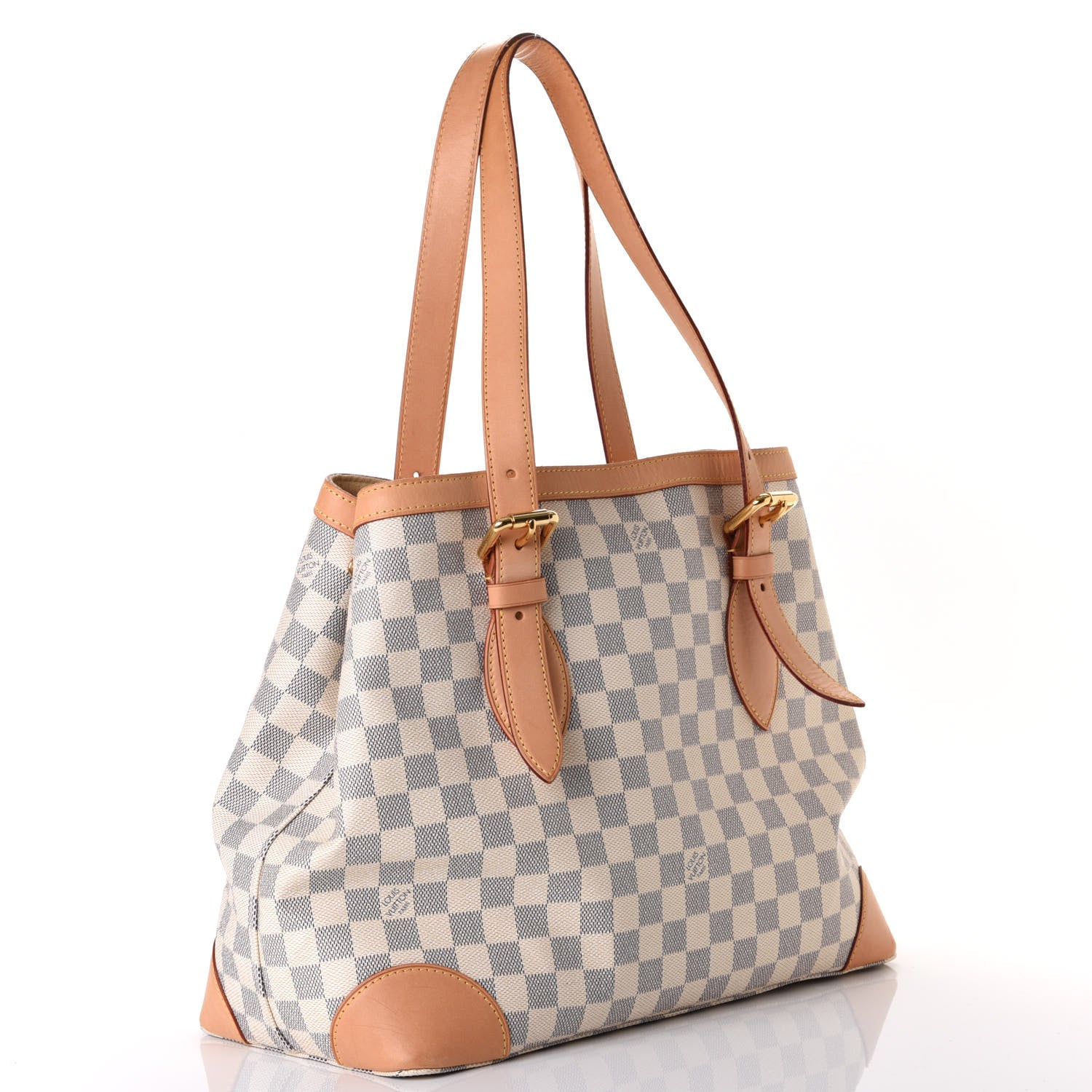 Louis Vuitton Damier Azur Hampstead MM 2 of 16