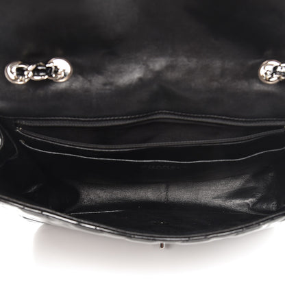 Chanel Patent Quilted Jumbo Single Flap Black 6 of 11